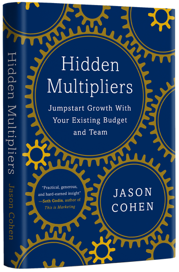 Hidden Multipliers book cover - navy blue with gold text
